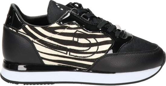 Cruyff Parkrunner dames sneaker - Zwart wit - Maat 37