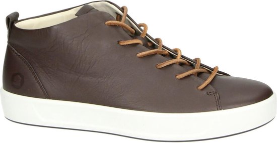Ecco Soft 8 dames sneaker - Bruin - Maat 37 | bol.com