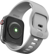 Apple watch bandje silicone new design 38mm-40mm grijs Watchbands-shop.nl