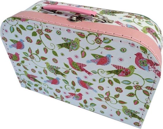 Simply for Kids - Tinnen theeset in koffer - Lente vogels (15-delig) van Simply for kids — afbeelding 3