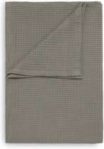 Hoogwaardige Lits-jumeaux Katoen Sprei Waffelstructuur Taupe | 240x260 | Heerlijk Zacht | Elegant En Luxe
