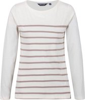 Regatta Longsleeve Ferelith Dames Katoen Beige Maat 46