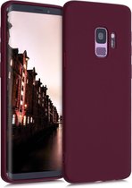 kwmobile telefoonhoesje voor Samsung Galaxy S9 - Hoesje voor smartphone - Back cover in bordeaux-violet