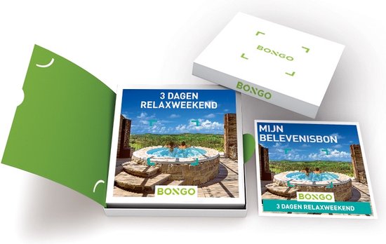 Bongo Bon - 3 Dagen Relaxweekend Cadeaubon - Cadeaukaart cadeau voor man of vrouw | 680 hotels met spa en wellnessfaciliteiten