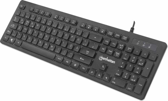 Keyboard Manhattan LED Wired Black (Refurbished A)