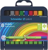 Schneider S-191298 Fineliner Link-It 0,4mm Assorti 8 Stuks