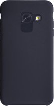 Bigben Connected, Hoesje Geschikt voor Samsung Galaxy A8 2018 Hard siliconen Soft Touch, Zwart