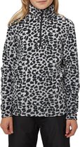 Spex Keeper Fleece Skipully - Korte Rits - Midlayer - Wintersport -  Grijs Meisjes - Maat 176