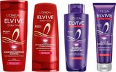 L'Oréal Elvive Color Vive Shampoo, conditioner, purple shampoo & purple conditioner Pakket