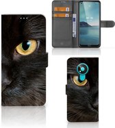 Telefoonhoesje Nokia 3.4 Beschermhoesje Zwarte Kat