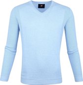 Suitable Katoen Steven Pullover Blauw - maat L