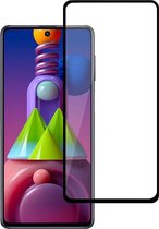Shop4 - Samsung Galaxy M51 Glazen Screenprotector - Edge-To-Edge Gehard Glas Transparant