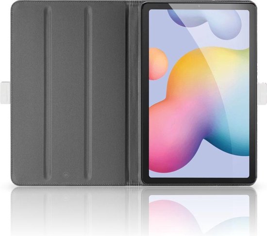 Étui pour tablette avec nom Étui pour tablette Samsung Galaxy Tab S6 Lite avec fermeture magnétique Designs étoiles