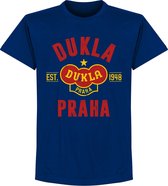 Dukla Praag Established T-Shirt - Blauw - M