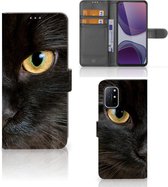 Telefoonhoesje OnePlus 8T Beschermhoesje Zwarte Kat