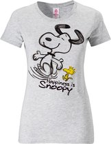 Logoshirt T-Shirt Snoopy & Woodstock Happiness