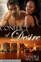 Steam Books ROMANTICA 2 - Conflict of Desire - A Sensual Mystery Erotic Romance Novella featuring Billionaires and Interracial BWWM Relationships from Steam Books