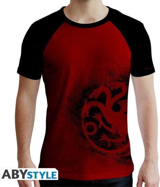 Game of Thrones - Targaryen Red & Black Man T-Shirt L