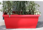 RIVIERA Jardiniere Evolution - 80 x 40 x H 32 cm - 64 L - Rood