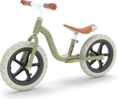 Chillafish Loopfiets 2 jaar - Lichtgewicht met verstelbaar zadel en stuur - Groen - Loopfiets voor jongens en meisjes tot 5 jaar met voetsteun, handvat om te dragen en 12" anti lek banden - Model Charlie Lux
