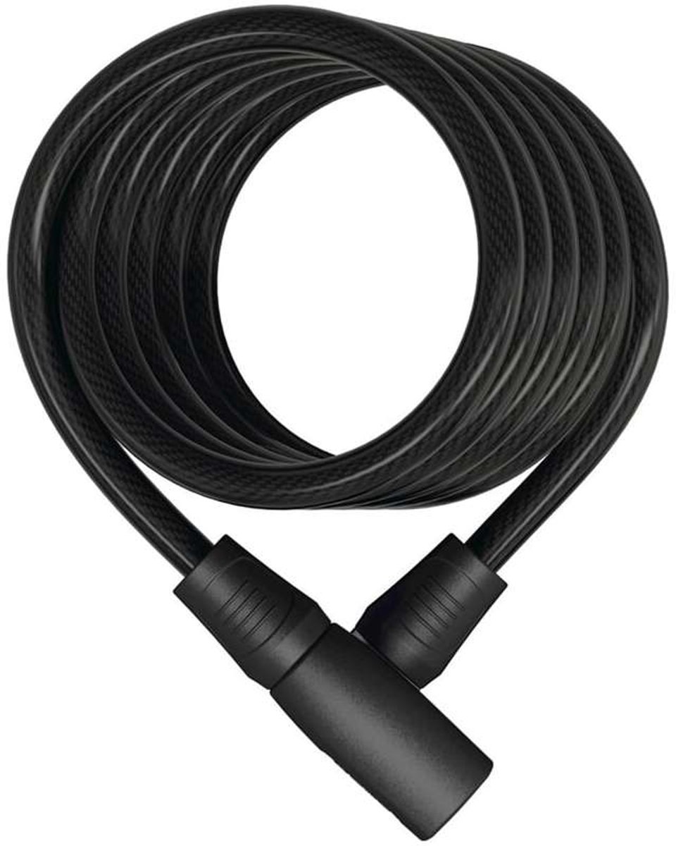 Fietsslot ABUS Spiraalkabelslot - Star 4508K - Security level 2 - zwart - 150 cm - Geschikt voor kinderfietsen – foto 2