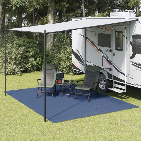 vidaXL - Tenttapijt - 4x3 - m - blauw van Merkloos — afbeelding 3