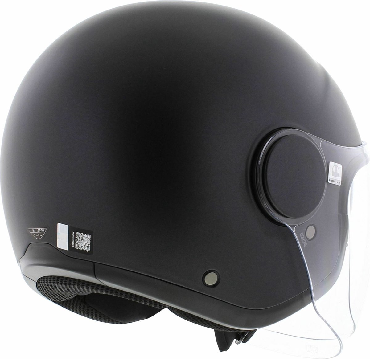 AGV Eteres Jethelm Mono mat zwart – foto 7