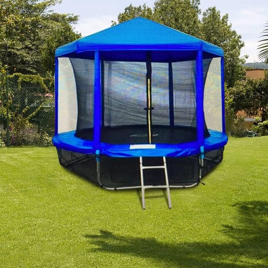 Zonnescherm Voor Trampoline, Tent, Diameter 183, 244, 305, 366, 427 Cm Zonnescherm Zonnezeil Overkapping Afdekking Uv Bestendig Trampoline Accessoires 2035240124