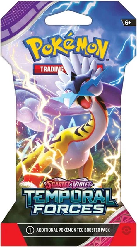 Pokémon - Scarlet & Violet - Temporal Forces - 1x Sleeved Boosterpack - Pokémon Kaarten