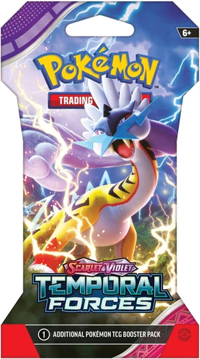 Pokémon - Scarlet & Violet - Temporal Forces - 1x Sleeved Boosterpack - Pokémon Kaarten