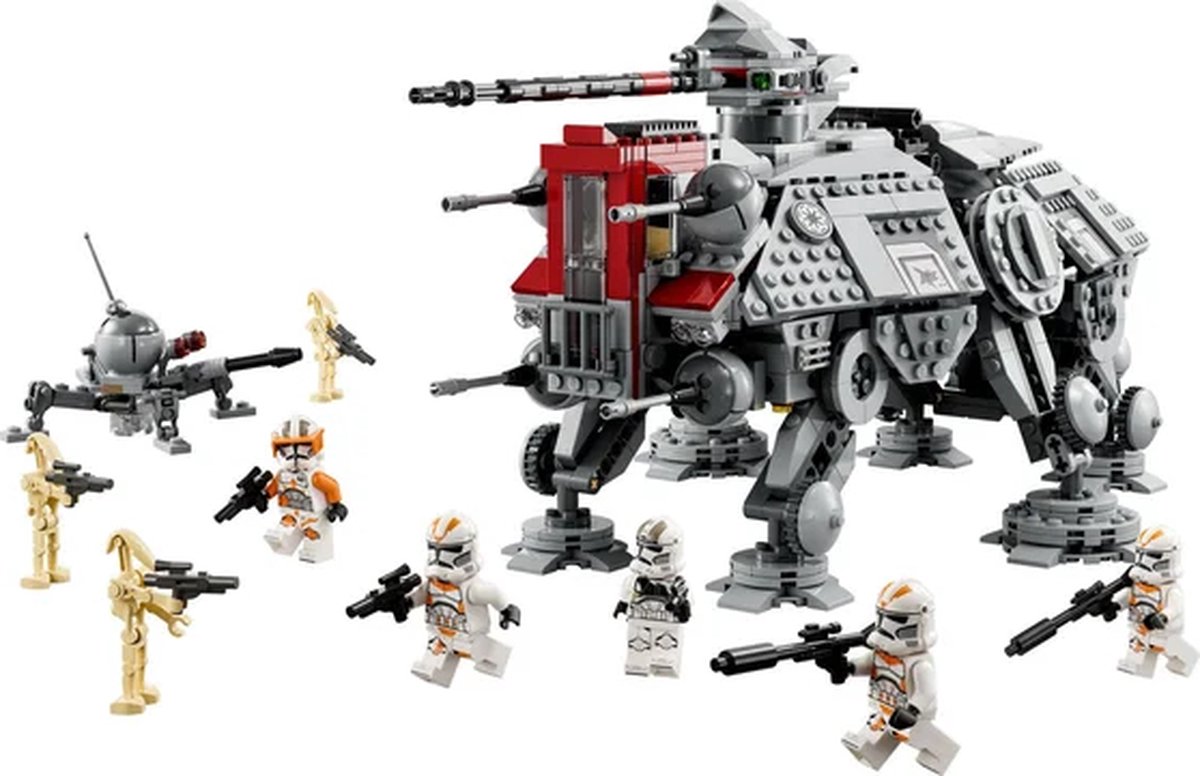 LEGO Star Wars AT-TE Walker Verstelbaar Model met Clone Troopers en Droid Figuren - 75337 — afbeelding 12