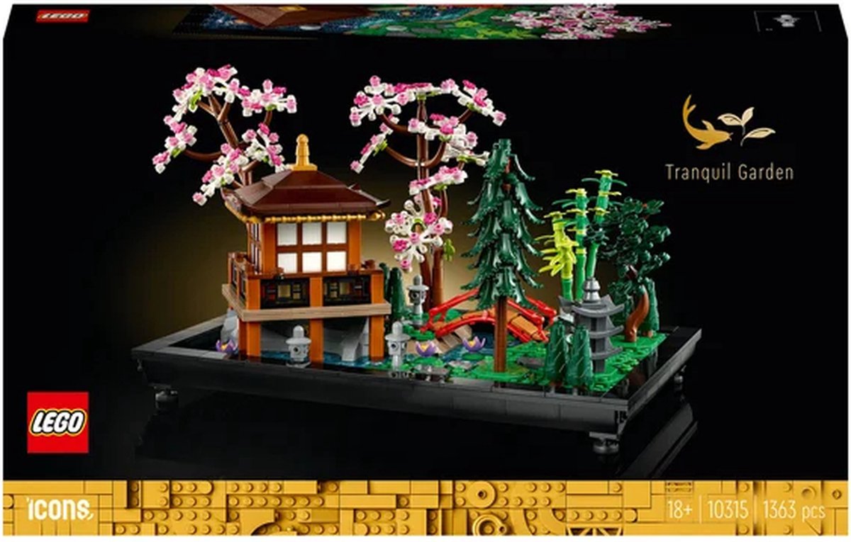 LEGO Icons Rustgevende tuin Botanisch Mindfulness Bouwpakket voor Volwassenen - 10315 — afbeelding 15