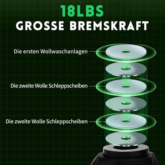 Baitcaster Baitcasting-rol met magnetisch remsysteem voor zout- en zoetwater vissen - 18+1BB roestvrijstalen kogellagers - 7.1:1 - hoge snelheid — afbeelding 5