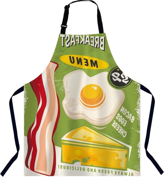 AOROPS Koksmuts Schort Set, Verstelbare Bib Schort, Kookschort, Mannen Vrouwen, Witte Koksmuts, Ademende Bakschort met Twee Zakken, voor Keuken, Thuis, Restaurant, Hotel, Wit, 80 centimeter x 65