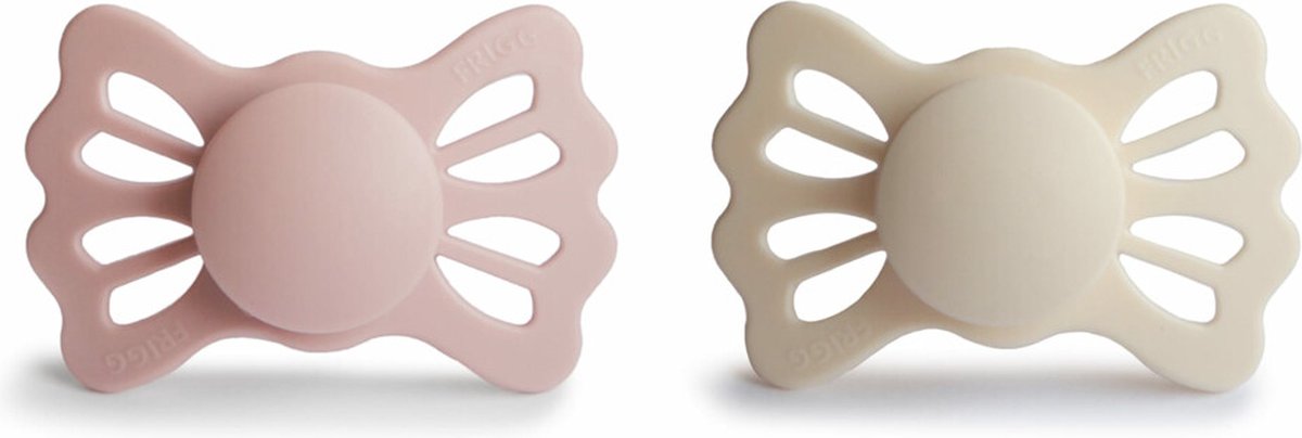 Goedkoopste Frigg Fopspeen Lucky Cream/Blush T2 6-18mnd (2 stuks