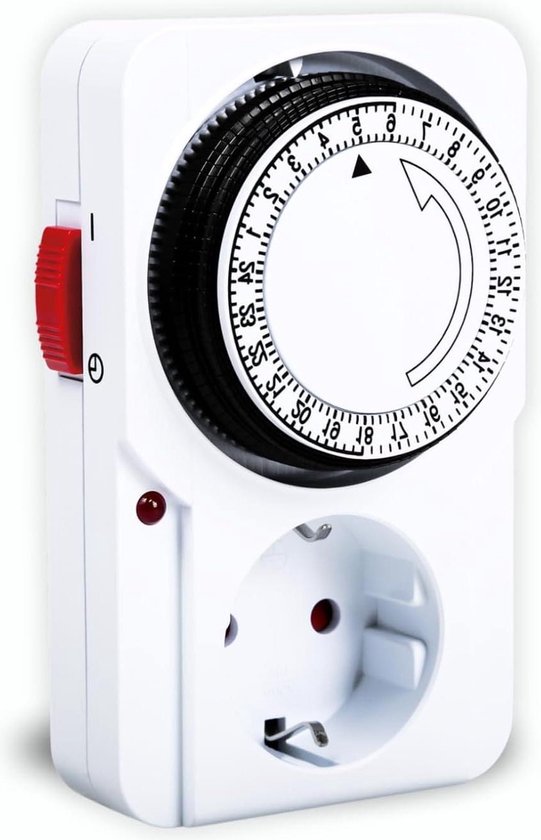 Point Contact Timer Stopcontact timer - cyclische timer 24 uur programmeerbaar mechanisch ...