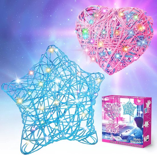 3D-kunstslinger cadeaus meisjes 8 9 10 11 jaar speelgoed knutselsets kinderen 8 9 10 jaar verjaardag decoratieve