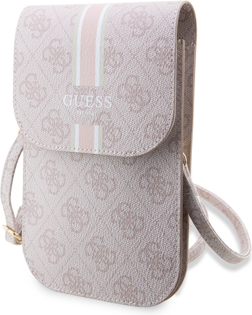 Guess 4G Printed Stripe Heuptas (Scherm tot 7 Inch) - Roze