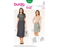 Burda Naaipatroon 6733 - Rok in variaties