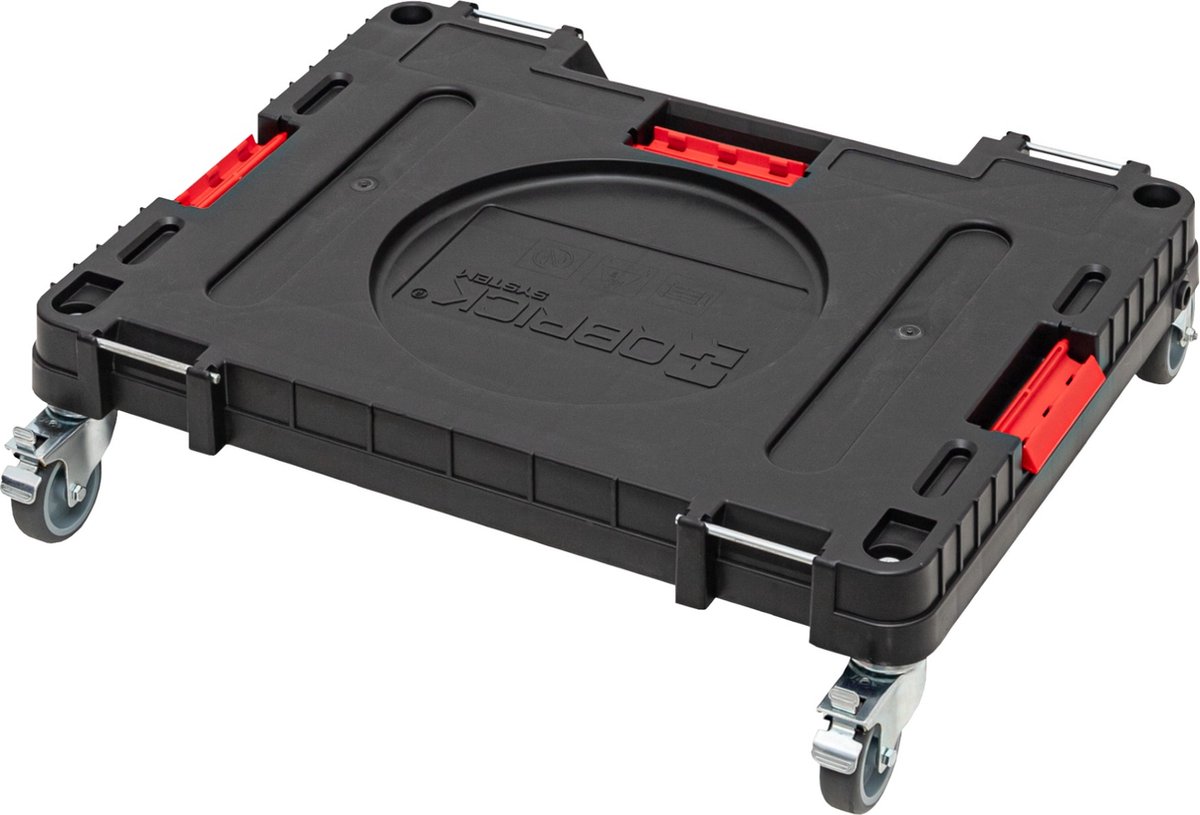 Toolbrothers RHINO XXL mobiele transportwagen ECO Movement+ rolplateau met metalen zwenkwielen en rem