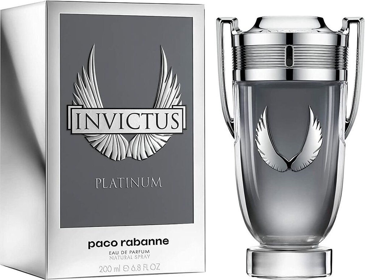 Goedkoopste Paco Rabanne Invictus Platinum - 200 ml - eau de parfum spray - herenparfum