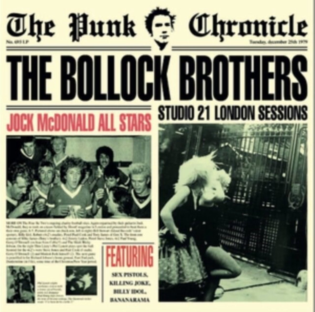 The Bollock Brothers - 21 Studio Sessions (CD)