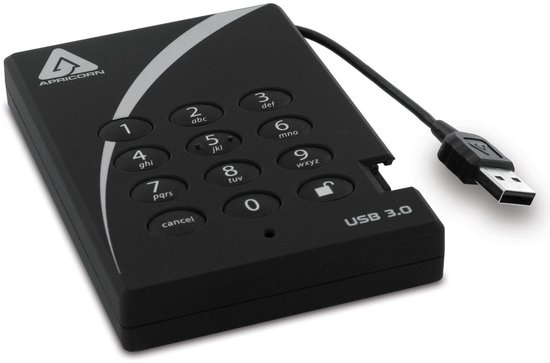 Apricorn Aegis Padlock Cijferslot - Externe harde schijf - 2 TB van Merkloos — afbeelding 5