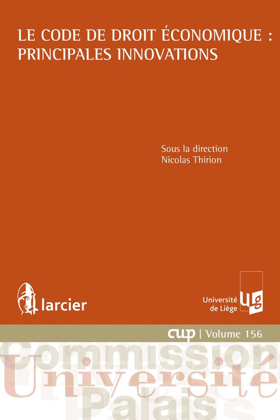 Commission Université-Palais (CUP) - Le Code de droit écon ... - cover