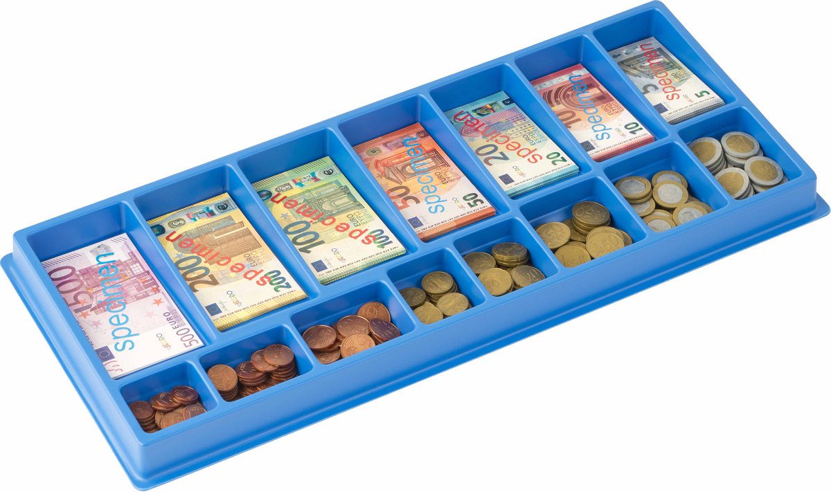 Educo Geldsorteerdoos - Educatief speelgoed - Kinderspeelgoed - Houten speelgoed