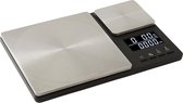 Balance de cuisine KitchenAid avec double plateforme, capacité de pesée de 5 000 grammes, Glas, ‎3,18 x 21,34 x 30,23 centimètres, Zwart, KQ909G