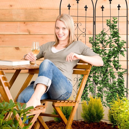 Relaxdays plantenklimrek set van 2, 180 x 50 cm, plantensteun, om in de grond te steken, vrijstaand, metaal, groen Relaxdays plantenklimrek set van 2, 180 x 50 cm, plantensteun, om in de grond te steken, vrijstaand, metaal, groen