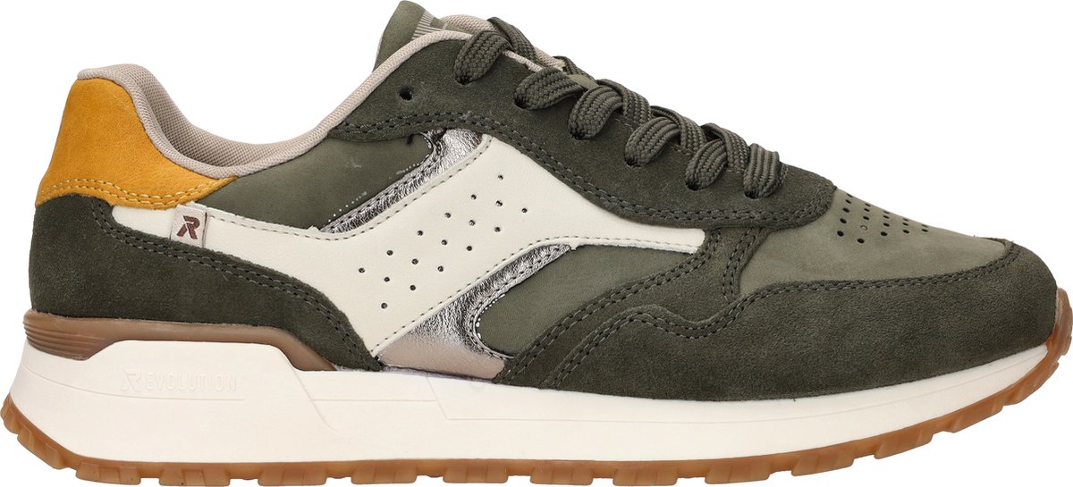 Rieker Sport Sneakers - Dames - Groen - Maat:38