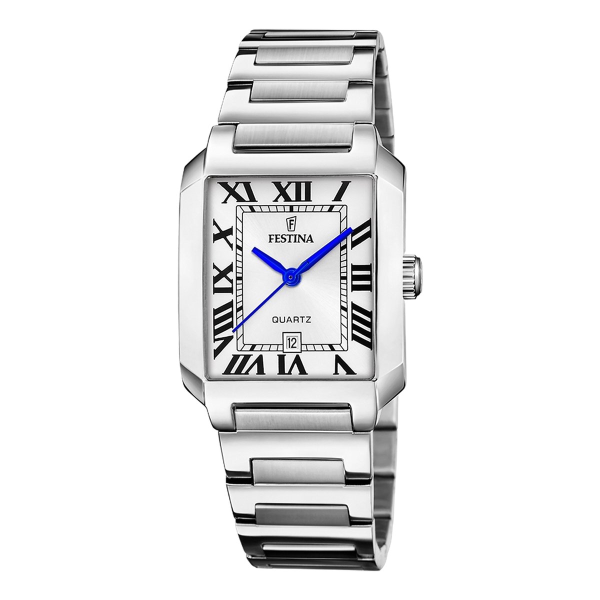 Festina F20679-1 Dames Horloge - Mineraalglas - Roestvrijstaal-Staal - Zilverkleurig - Ø 33 mm - Quartz - Vouw-Vlindersluiting - 5 ATM (douchen)