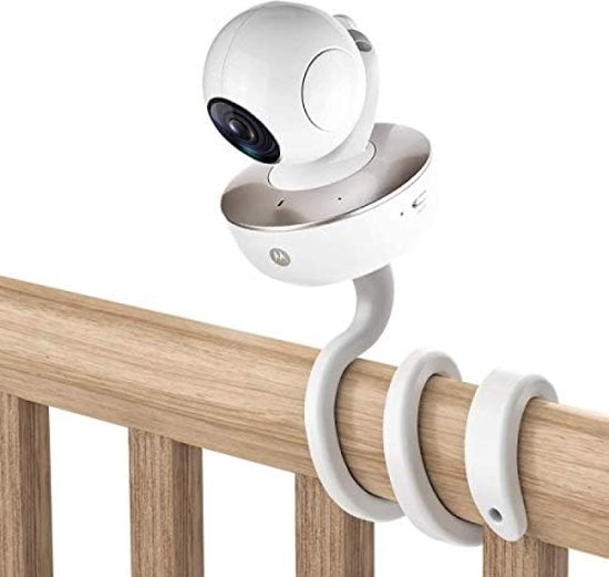 Foto: Universele babymonitorhouder voor arlo motorola baby monitor nannio monitor hellobaby veelzijdig voor alle andere camera s met 1 4 schroefhouder zonder gereedschap of schade aan de muur wit 